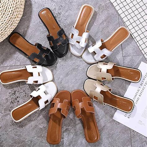 hermes sandals dipe|hermes oran sandals knock off.